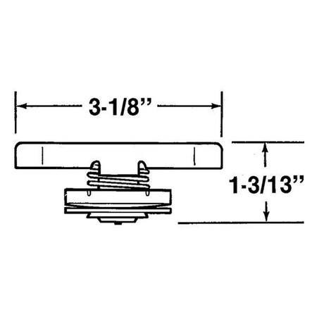 Motorcraft 52-94 Ford 7 Psi Radiator Cap, Rs68 RS68